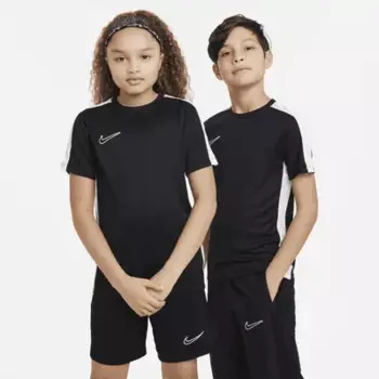 Топ Nike Dri-FIT Academy23 Kids' Soccer Top, цвет Black/White/White