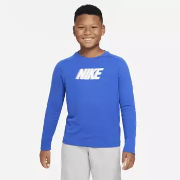 Топ Nike Dri-FIT Multi+, цвет Game Royal/White