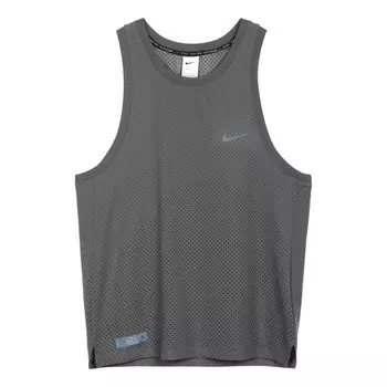 Топ Nike Dri-FIT Run Division Rise 365 Running Tank Top 'Medium Ash', цвет medium ash/black