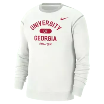 Топ Nike Georgia, цвет Summit White/Grey Fog/University Red