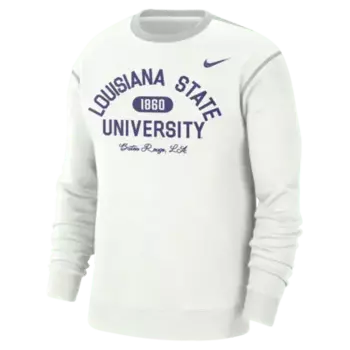Топ Nike LSU, цвет Summit White/Grey Fog/Court Purple
