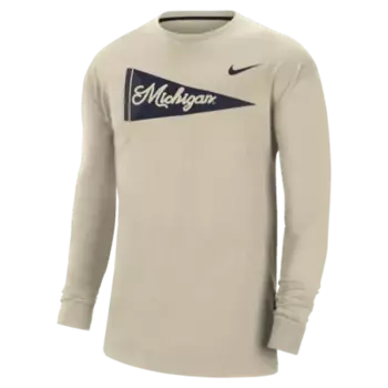 Топ Nike Michigan, цвет Rattan/Heather/Black/College Navy