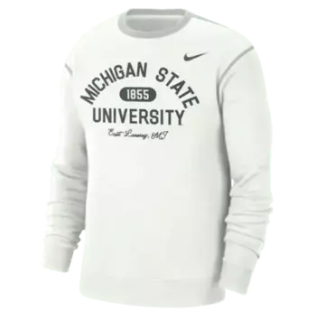 Топ Nike Michigan State, цвет Summit White/Grey Fog/Pro Green