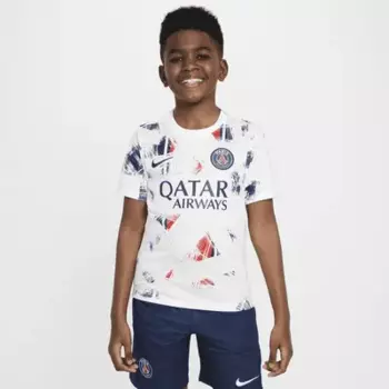 Топ Nike Paris Saint-Germain Academy Pro Away, цвет White/Midnight Navy/Midnight Navy