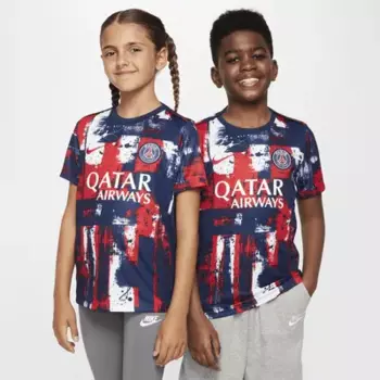 Топ Nike Paris Saint-Germain Academy Pro Home, цвет Midnight Navy/University Red/White/University Red