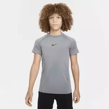Топ Nike Pro, цвет Smoke Grey/Black