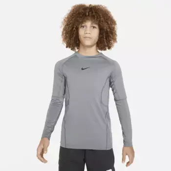Топ Nike Pro, цвет Smoke Grey/Black