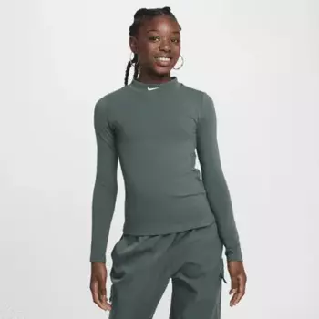 Топ Nike Sportswear Girls' Top, цвет Vintage Green/White