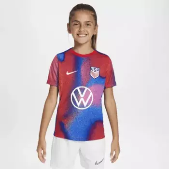 Топ Nike USMNT Academy Pro, цвет White/Old Royal/Old Royal/White