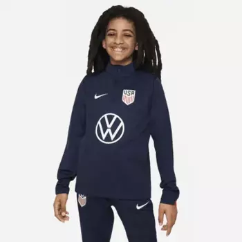 Топ Nike USMNT Strike, цвет Obsidian/Sport Red/White