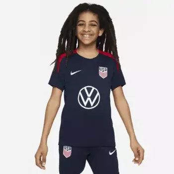 Топ Nike USMNT Strike, цвет Obsidian/Sport Red/White