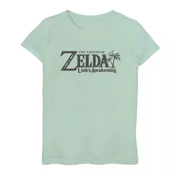 Топ Nintendo Legend Of Zelda Link's Awakening для девочек 6–16 лет Licensed Character, светло-зеленый