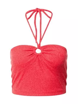 Топ NLY by Nelly, крапчатый красный