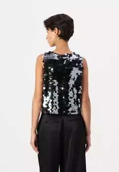 Топ NMMILLE Noisy May, серебристый