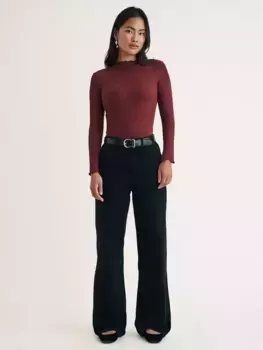 Топ Nobody's Child Lizzie Long Sleeve, бордовый