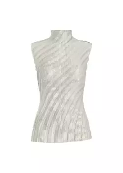 Топ nuance pleats solid Issey Miyake, серый