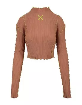 Топ Off, коричневый