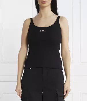 Топ OFF-WHITE Regular Fit, черный