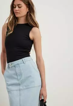 Топ OFFENEM RCKEN NA-KD, черный