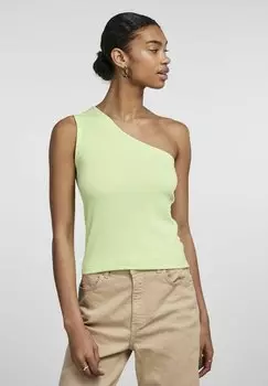 Топ OHNE RMEL PCLUCCA Pieces, зеленый