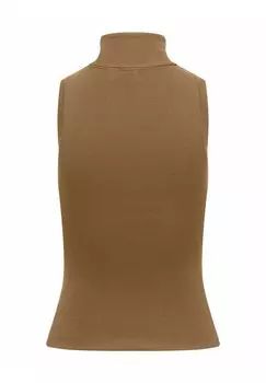 Топ OHNE ROLLKRAGEN JDY, коричневый