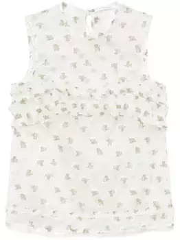 Топ Oksana Cecilie Bahnsen, белый