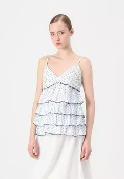 Топ OLMDORY LIFE STRAP LAYERED ONLY MATERNITY, белый