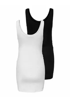 Топ OLMLOVELY LIFE LONG 2 PACK ONLY MATERNITY, черный