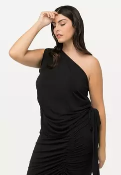 Топ ONE-SHOULDER Ulla Popken, черный