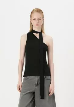 Топ ONE SHOULDER Weekday, черный