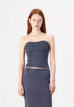Топ ONLESRA LIFE CORSET ONLY, темно-синий