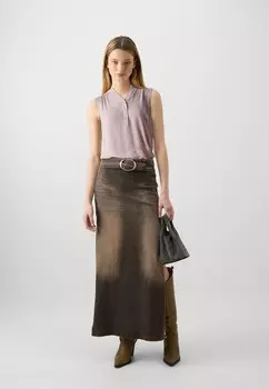 Топ ONLJETTE LIFE ONLY, светло-коричневый