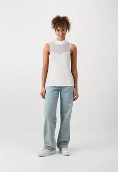 Топ ONLNIELLA ONLY Tall, белый