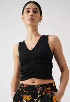 Топ Onlnilan V Neck Only, черный