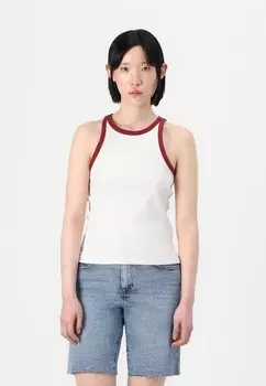 Топ ONLVELA LIFE ONLY, белый
