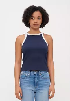 Топ ONLVELA LIFE ONLY Petite, темно-синий