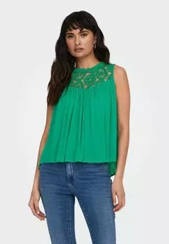 Топ Only без рукавов, зеленый