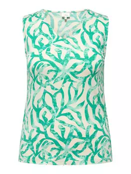 Топ ONLY Carmakoma Greta, цвет grn/creme