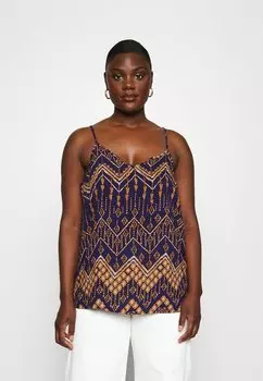 Топ ONLY Carmakoma, синий