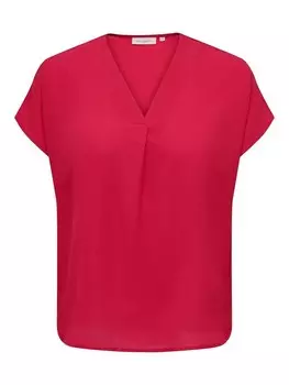 Топ ONLY Carmakoma Top, красный