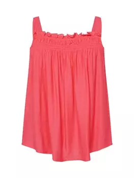 Топ ONLY Carmakoma Top Tulja, цвет Raspberry