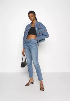 Топ ONLY, черно-белый