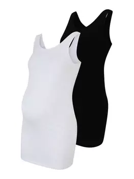 Топ Only Maternity, черно-белый
