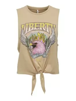 Топ ONLY, темно-бежевый