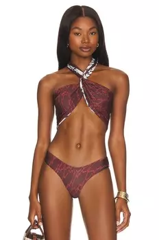 Топ Ostra Brasil Duo Bandeau, цвет Brown Rajas