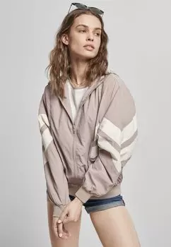 Топ от спортивного костюма Urban Classics CRINKLE BATWING, цвет Duskrose/Whitesand