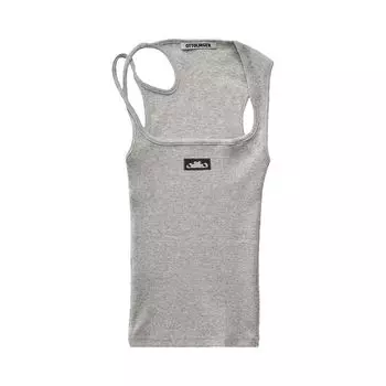 Топ Ottolinger Dirndl Tank Top 'Grey', серый