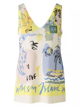 Топ Oui, цвет gelb/blau