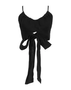 Топ Ouvert Dimanche, черный