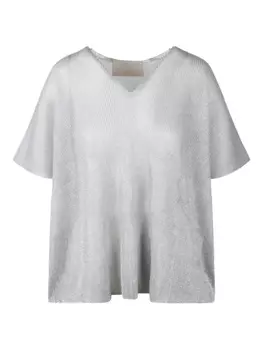 Топ оверсайз Circus Hotel, серебряный